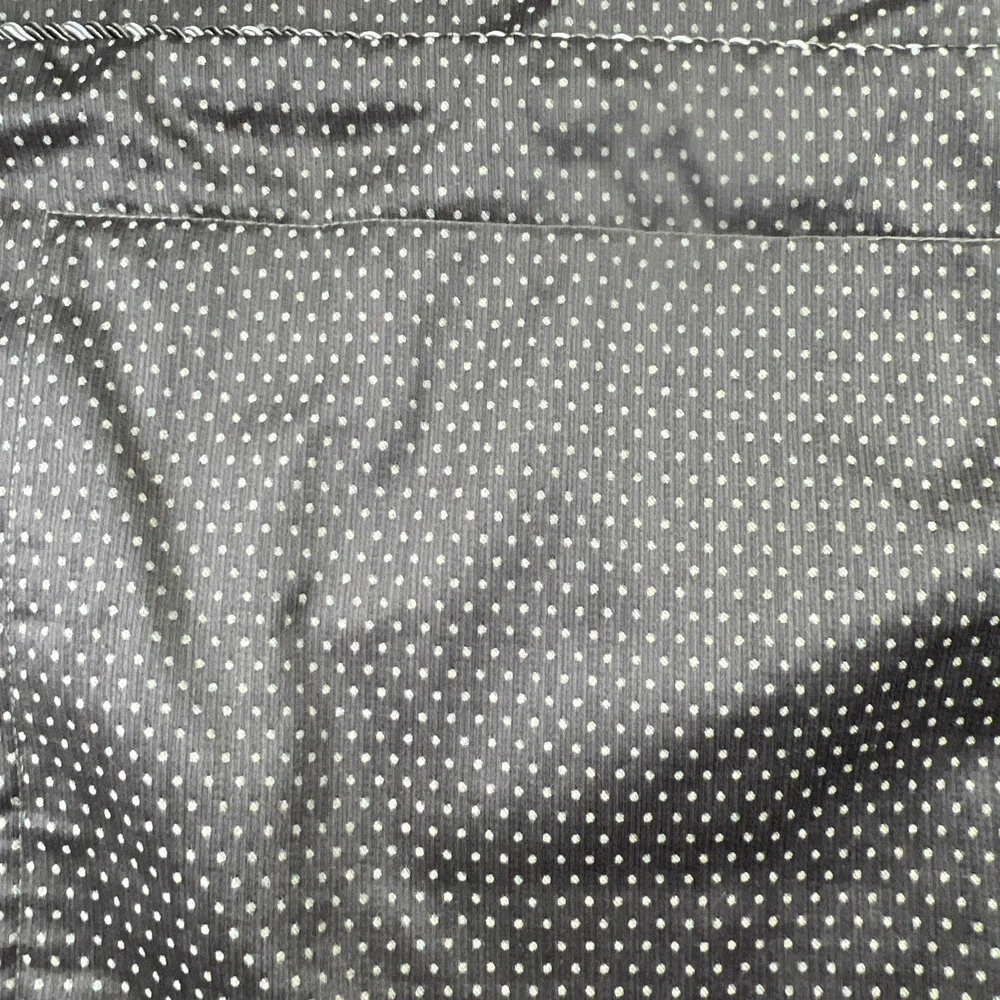 Set Of 2 Divatex Home Fashion King Pillow Shams Brown Polka Dot Piped Edge 25x40
